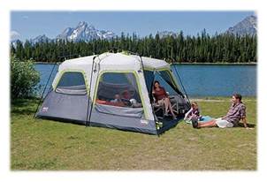 Coleman 10 Person Instant Cabin Tent And Coleman Instant Up