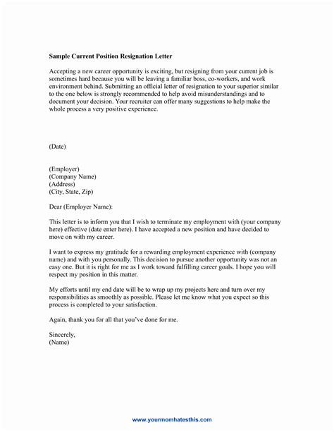 Dos And Don Ts For A Resignation Letter Resignation L