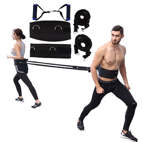 Resistance Bands Waist Running Jump String Exercise For Basketball Football Crossfit Strength