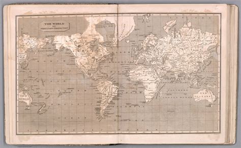 The World On Mercators Projection David Rumsey Historical Map Collection