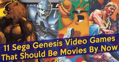 11 Sega Genesis Video Games That Should Be Movies By Now