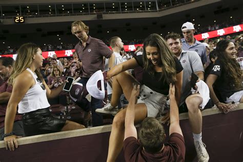 Texas A M Aggies Fined K For Fans Storming Field After Upset Win Over Alabama Crimson Tide