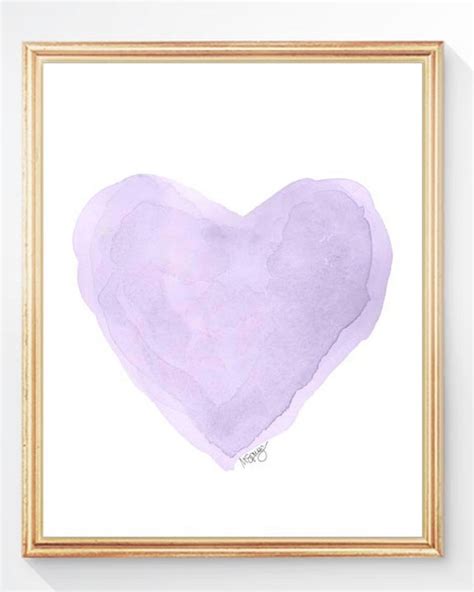 Lavender Nursery Purple Nursery Decor Lilac Nursery Art