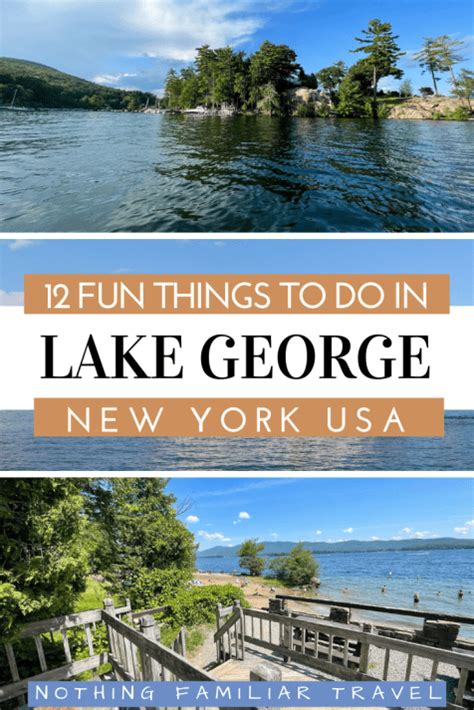 Lake George New York Usa With Text Overlay That Reads Fun Things To Do