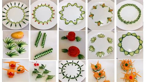 20 Fruit Plate Decoration Fruit Vegetable Carving Garnish And Cutting