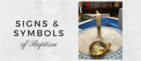 Catholic Baptism Symbols Water