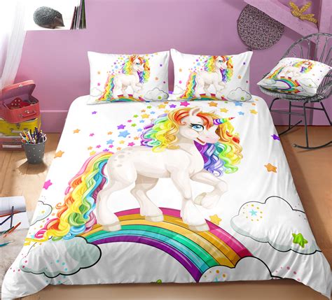 Baby Unicorn Rainbow Bedding Set Unilovers