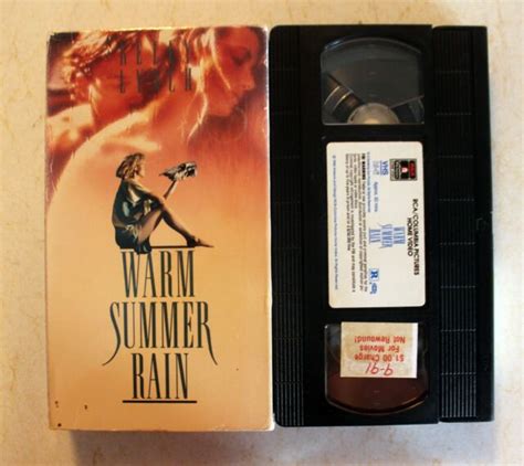 Warm Summer Rain 1989 Vhs Tape Kelly Lynch Barry Tubb Bizarre Cult