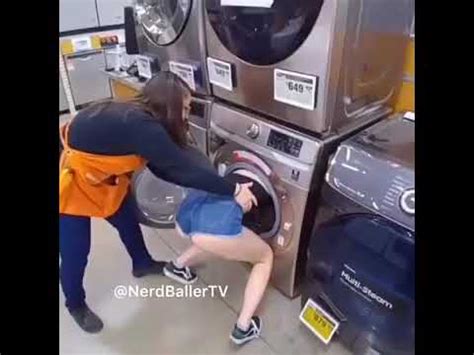 Stepbabe Stuck In Washing Machine YouTube