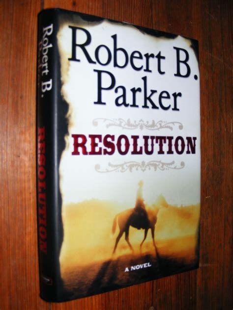 Resolution By Robert B Parker 2008 Hardcover Robert Parker