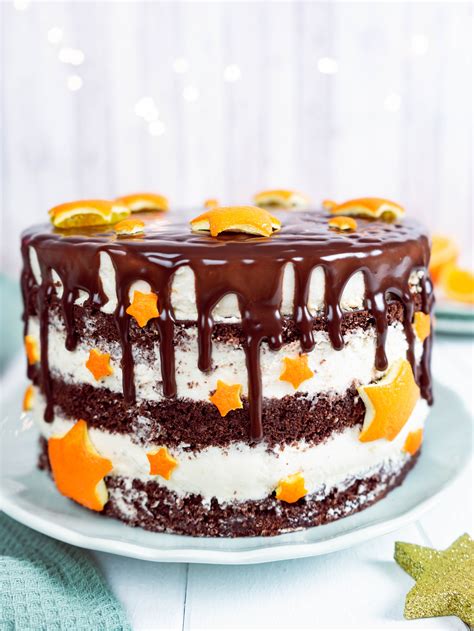 Schokotorte mit Orangencreme | Schokotorte, Kuchen und torten rezepte, Kuchen und torten