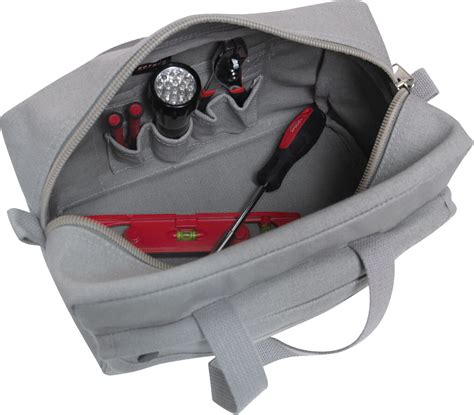 Canvas Tool Bag Heavy Duty Carry Tote Storage Work Utility Mechanic