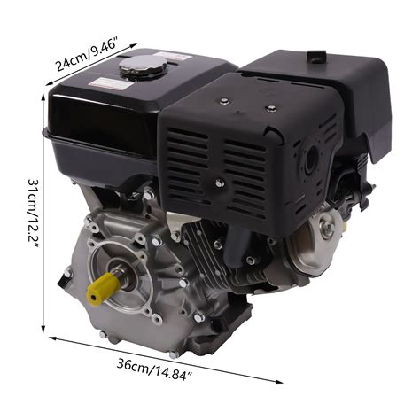 15 Hp 420cc 4 Strokes Gas Motor Engine Ohv Horizontal Shaft Recoil