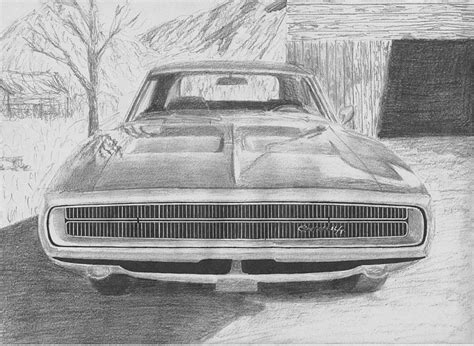 The dodge charger is a model of automobile marketed by dodge in various forms over seven generations between 1966 and today. 1970 Dodge Charger Rt Front View Muscle Car Art Print ...