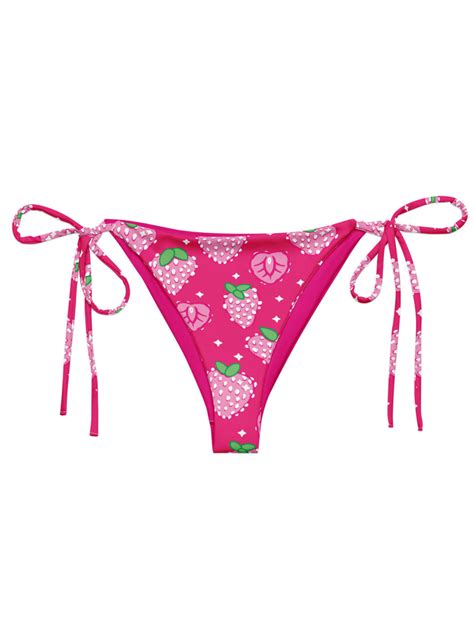 Strawberry Sparkle String Bikini Bottom