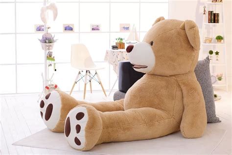 2016 160cm Giant Stuffed Teddy Bear Big Large Huge Brown Plush Stuffed