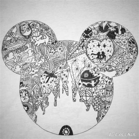 17+ Disney Zentangle Coloring Pages