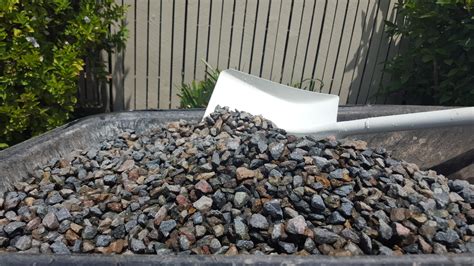 Different sized gravel is required. Bulk Products