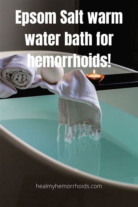 Epsom Salt Warm Water Bath For Hemorrhoids In 2021 Warm Water
