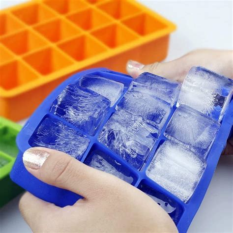 Buy Szonz Silicon Ice Tray For Freezer Ice Cube Moulds Silicone Ice