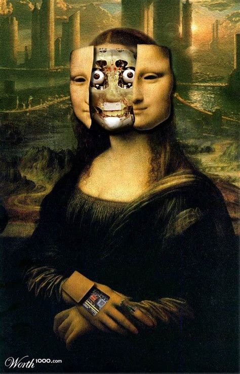 Robotic Monalisa Mona Lisa Mona Mona Lisa Parody