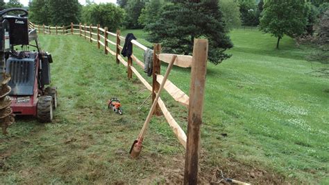 Quantity includes typical waste overage, material for repair and local delivery. Hemlock / Locust Split Rail fence surrounding a large ...