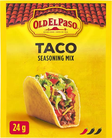 Old El Paso Taco Seasoning Mix 24 Gram Amazonca Grocery