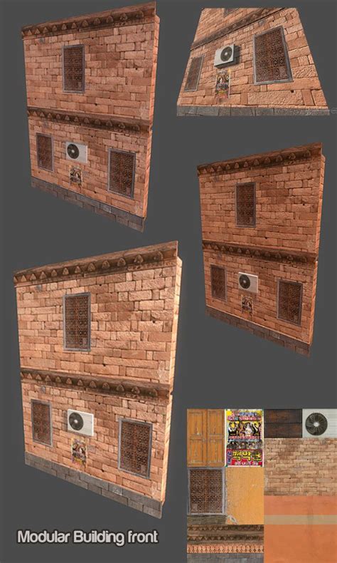 Game Textures Unity 3d 3d Tutorial Modular Building Topology