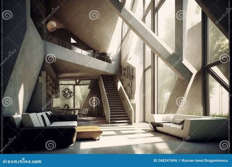 Modern Visionary Interior Design Concept With Futuristic Architecture