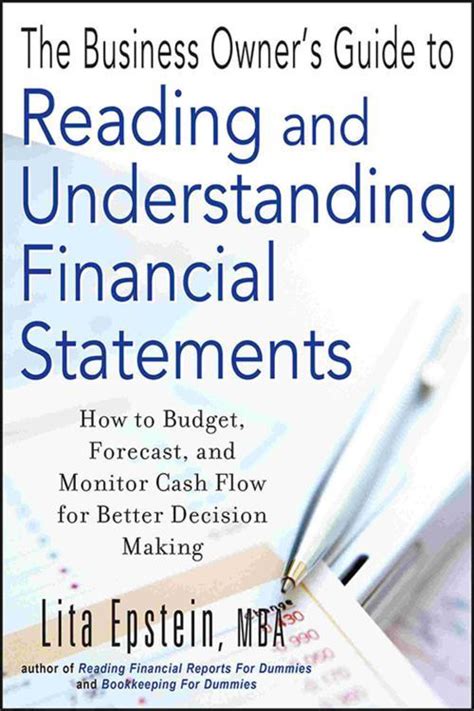 Pdf The Business Owners Guide To Reading And Understanding Financial Statements By Lita