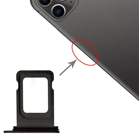 Utilize the sim eject tool (or paperclip) to unlock the tray by inserting it into the slot. SIM Card Tray + SIM Card Tray for iPhone 11 Pro Max / 11 Pro (Space Gray) | Alexnld.com