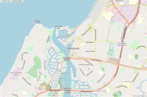 Mandurah Map Australia Latitude And Longitude Free Maps