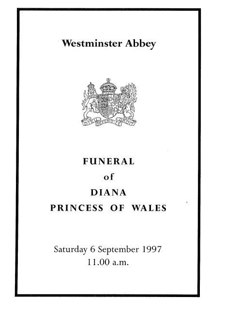 Pin On Diana Dianas Funeral And Burial