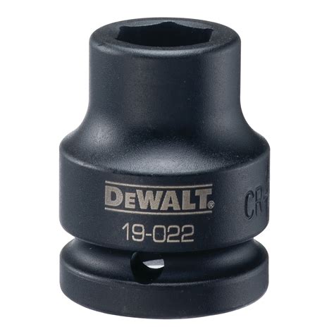 34 In Drive Metric Impact Sockets 6 Pt Dewalt