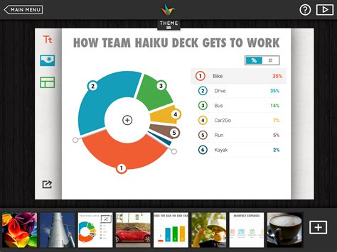 Haiku Deck 20 Brings Charts Graphs And Lists To Its Super Simple Ipad