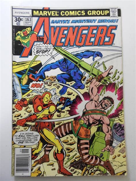 The Avengers 163 1977 Vg Condition Comic Books Bronze Age