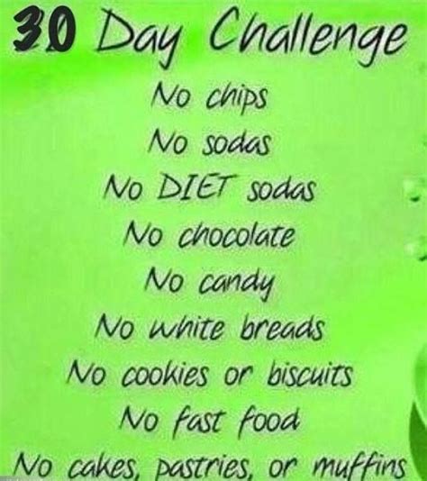 30 Day Diet Challenge I Think I Will Try This But Ill