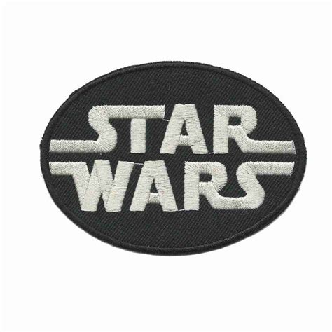 Star Wars Oval Logo Iron On Patch Applique