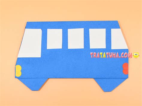 Origami Bus In 7 Easy Steps