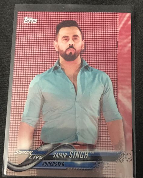 Samir Singh 2018 Wwe Topps Base Card Ebay