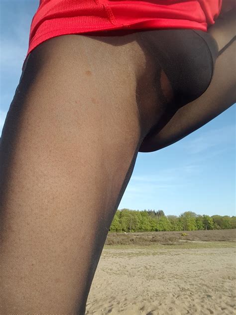 Outdoor In Sheer Spandex Tights Pics Xhamster