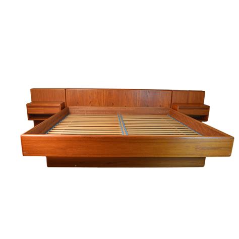 Danish Teak King Size Platform Bed Chairish