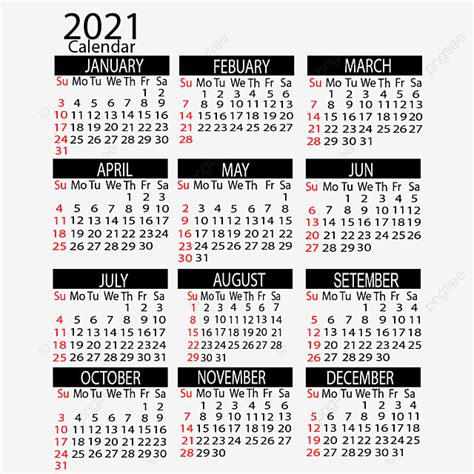 Get 31 View Download Template Kalender 2021 Psd Pictures Cdr