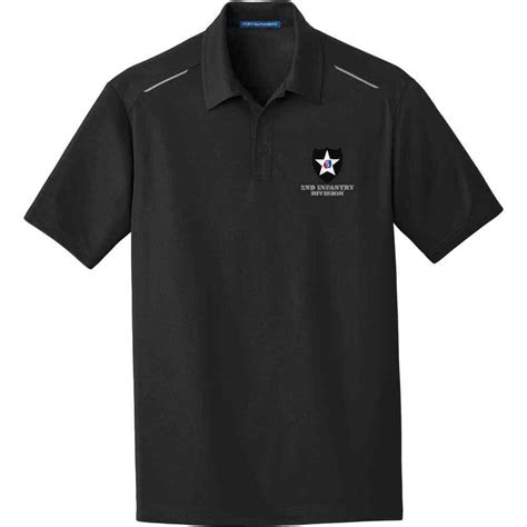 Army 2nd Infantry Division Embroidered Performance Golf Polo Ebay