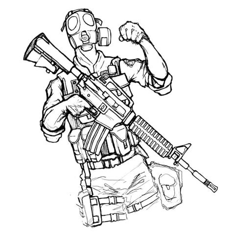 Call Of Duty Coloring Pages