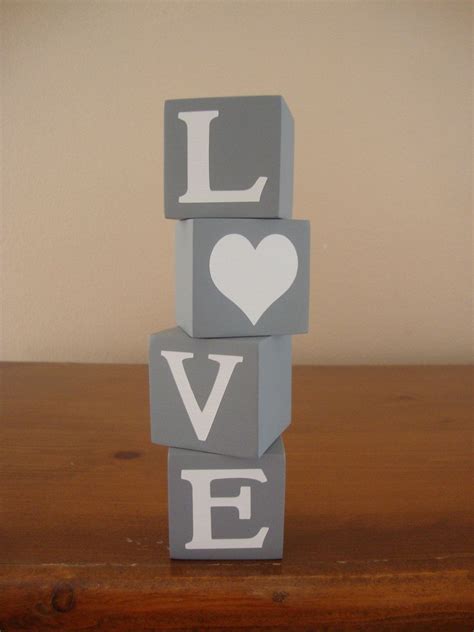 See more ideas about word block, words, silhouette design. LOVE wooden letter blocks for home decor and decorating ...