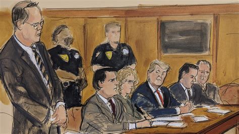 In Court With Trump An Artists Front Row Seat To History