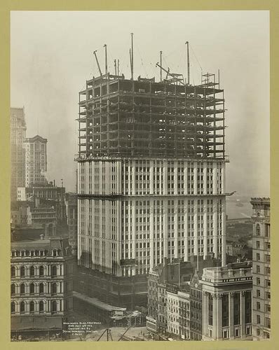 Pictures The Building Of Nycs Woolworth Building The Tallest In The
