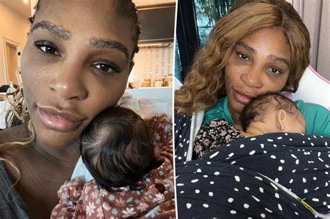 Serena Williams Snuggles 3 Month Old Daughter Adira After Confessing