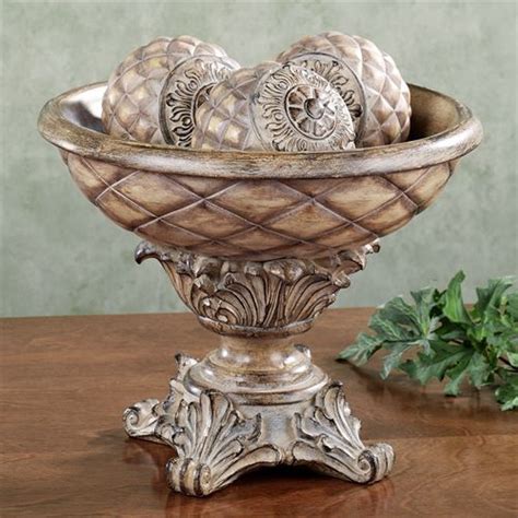 Anaya Decorative Centerpiece Bowl Or Orbs Centerpiece Bowl Tuscan Decorating Decor